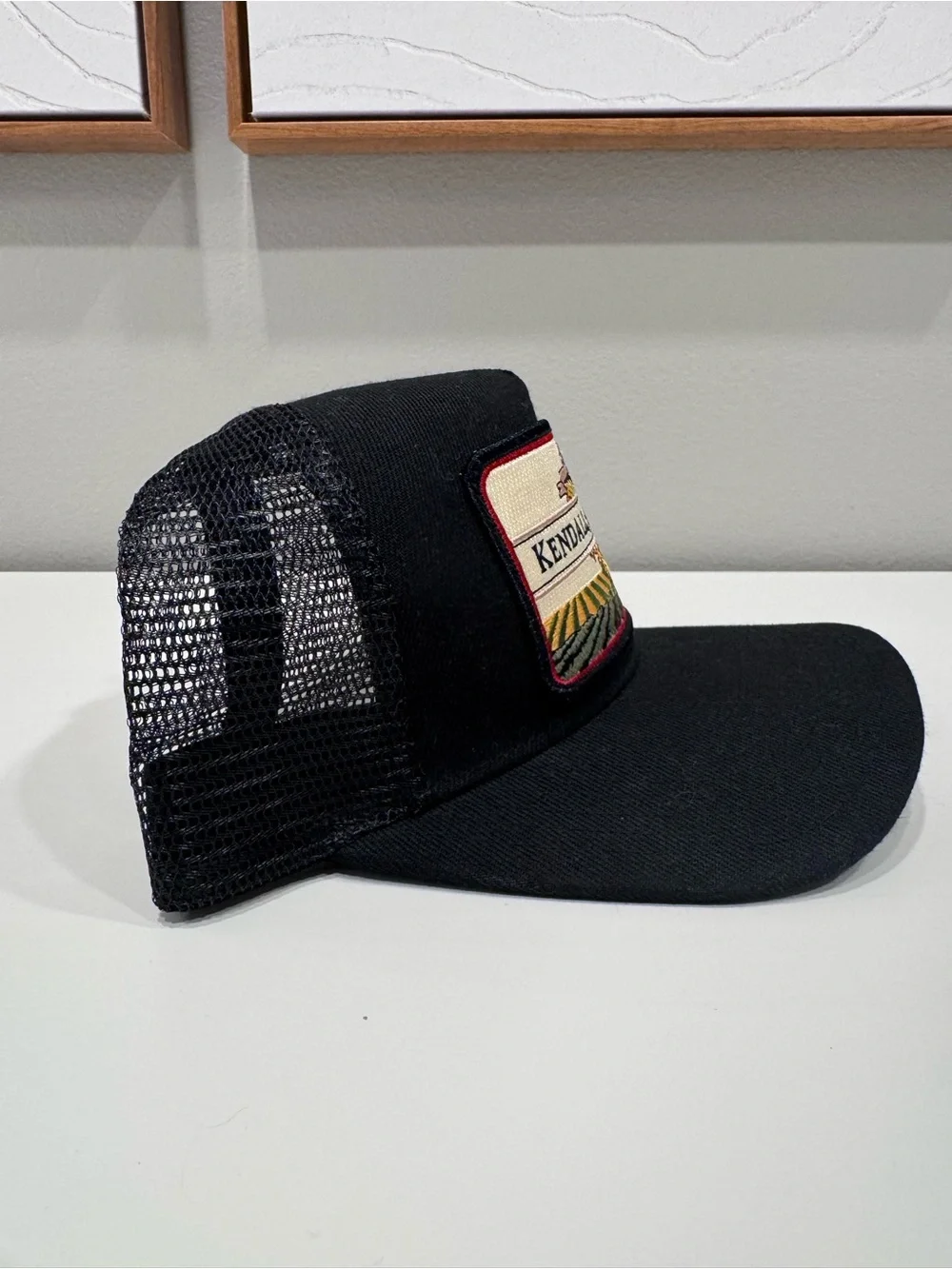 Kendall Jackson Black Patch Trucker Hat